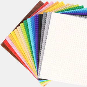Nhỏ Hạt Lắp Ráp Nhựa Trẻ Em Xây Dựng Khối Thiết Lập 32*32 Dot Baseplates VK Dot Baseplate Cho Xây Dựng Khối Đồ Chơi Bé Trai - Product Image 1