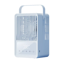 AC Mini portabel kipas pendingin Air USB, pendingin udara meja kecil dengan pelembab semprot