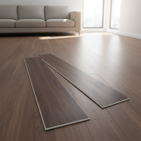 Großhandel PVC-Vinylboden Holzoptik SPC-Bodenbelag 5mm 6mm mit Vorgeklebtem Unterboden für Hotel Gewerbliche Nutzung