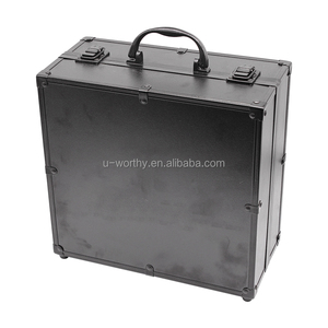 OEM Trung Quốc bán buôn khuyến mại giá tùy chỉnh công cụ màu đen trường hợp nhôm hộp lưu trữ cho máy ảnh ống kính với cá nhân ngăn - Product Image 5