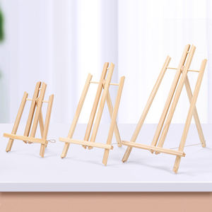 カスタムプロ仕様ディスプレイミニ木製スタンドテーブルアーティスト用絵画スタジオイーゼル - Product Image 1