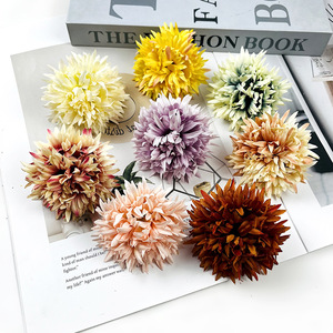 Bouquet de têtes de fleurs de pissenlit en soie artificielle, pour décoration de la maison, accessoires de photographie, cadeau de fête des mères, accessoires de bricolage - Product Image 2