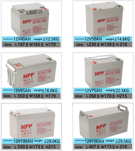 NPG12-40Ah Maintenance-Free Gel <b>Battery</b> 12V 40AH Lead-Acid Energy Storage for Communication Room <b>UPS</b> Power Supply NPG12-40Ah NPP - Product Image 6