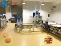 Machine à façonner les pains à burger en acier inoxydable 304, électrique, automatique, haute capacité, pour pains à burger, beignets et produits cuits à la vapeur