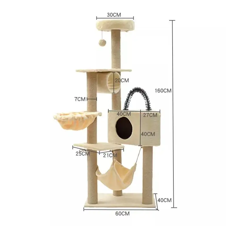 Tour à gratter pour chat, nouveau design, grand arbre à chat, lit, offre spéciale