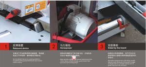 Rip Saw MJ163D การออกแบบตราประทับอินฟราเรดที่ยอดเยี่ยม Ripping <span class=keywords><strong>Beeline</strong></span> สิ้นสุดเครื่องตัดแต่งเส้นตรง - Product Image 3