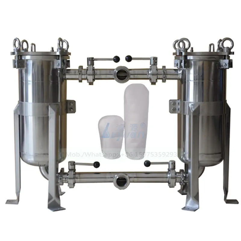 Filtro individual de acero inoxidable de alto flujo SUS304 316, filtro dúplex y colador de agua/líquido/tratamiento de vino, código de planta 0 3 6 7 8 9
