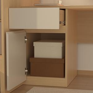 <span class=keywords><strong>Lit</strong></span> superposé en bois avec bureau durable, rangement, escaliers et étagères <span class=keywords><strong>pour</strong></span> garçons et filles, utilisé dans la chambre, l'appartement, le dortoir étudiant - Product Image 5