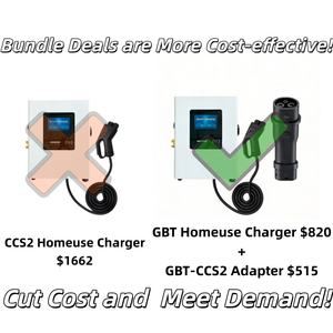 Nouvelle borne de recharge ultra-mince 20 kW DC conforme aux normes nationales avec adaptateur GBT+CCS2 et câble de 5 m à bas prix - Product Image 2