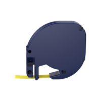 Ruban d'étiquettes, livraison gratuite, noir sur jaune, 12mm x 4m, 91202, Compatible avec Dymo LetraTag, fabriqué en chine