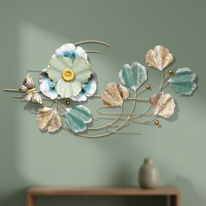 Diseño de hoja de media luna, Panel de Arte de pared de Metal de hierro, excelente colgante decorativo para el hogar al aire libre para uso Interior - Product Image 5