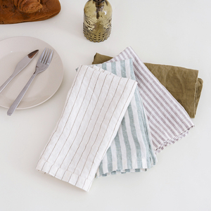 Stock Offre Spéciale <span class=keywords><strong>de</strong></span> <span class=keywords><strong>serviette</strong></span> <span class=keywords><strong>de</strong></span> <span class=keywords><strong>table</strong></span> en lin pur 100 <span class=keywords><strong>de</strong></span> 2cm <span class=keywords><strong>de</strong></span> style simple <span class=keywords><strong>de</strong></span> haute qualité pour hôtel et restaurant - Product Image 3