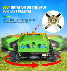 Good Condition 500mm CE EPA All-Terrain RC Lawn <b>Mower</b> <b>Flail</b> <b>Mower</b> Gasoline Powered Brush Cutter for Tall Grass LHD-500 Powerful - Product Image 5