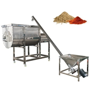 Máquina mezcladora de laboratorio Máquina mezcladora de alimentos horizontal Máquina mezcladora de polvo automática Alimentación animal - Product Image 1
