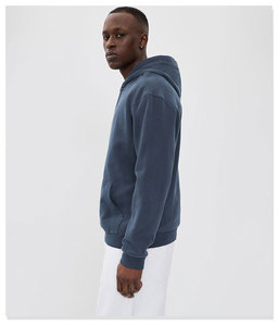 <b>Men's</b> Hooded Sweatshirt 100% Cotton French Terry Solid Color Casual Regular Fit Autumn Wear - Product Image 4