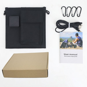 Panneau solaire pliable 10W 15W 20W en silicium monocristallin, chargeur portable extérieur pour camping, randonnée, voyage - Product Image 2