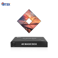 Procesador de Video Creativo 4K60, Dispositivo de Control Mágico con Empalme de 4 Pantallas, Superposición de 10 Capas, Reproductor Integrado para Señalización Digital