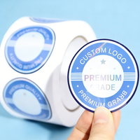 Vinilo Holográfico Impermeable Personalizable con Acabado Brillante en Rollo, Etiquetas Adhesivas Premium para Empaque de Ropa y Marca
