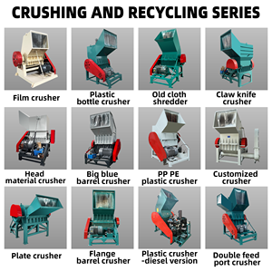 Trituradora de plástico de reciclaje de plástico de baja velocidad Trituradora de botellas para mascotas Máquina trituradora de plástico - Product Image 3