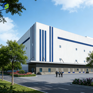 Centre de distribution et d'entreposage à grande portée évolutif, structure en acier moderne, parc logistique - Product Image 1