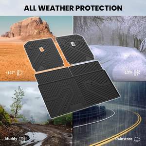 Alfombrilla para <span class=keywords><strong>Maletero</strong></span> LASFIT, Alfombrillas para Respaldo OLIVER 2022-2026, TPE para Todo Clima, 2.76 de Grosor, Ranurado, Ajuste Personalizado, Forro de Carga Negro, Fácil de Limpiar - Product Image 4