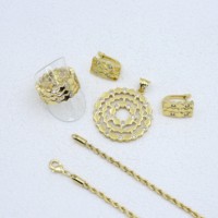Parure de mariée style Dubaï en laiton, collier et bracelet pour mariages et fêtes, cadeau pour les mariées africaines et indiennes, plaqué or ionique
