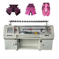 Machine à tricoter plate pour la fabrication de la tige de chaussures 3D à trois systèmes, produite par des usines d'origine chinoise
