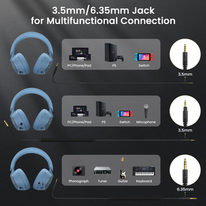 Audífonos <span class=keywords><strong>Doqaus</strong></span> Handy 1 con Cable, Sobre la Oreja, con Controlador de 50 mm para Monitoreo y Mezcla en Estudio - Product Image 5