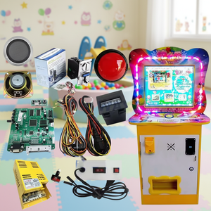 Máquina de Juegos Arcade Operada con Monedas para Niños, 6 en 1, Little Bobby Xiao Bobi, Juego de Vaquero, Placa Base, Kit de Máquina de Juegos Arcade para Niños - Product Image 1