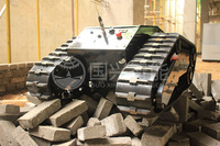 Sasis Robot Pemadam Kebakaran Roda Berat LEOPARD-03, Beban Angkut 4200kg, Boom Artikulasi 15m, Outrigger Hidrolik, Dapat Disesuaikan