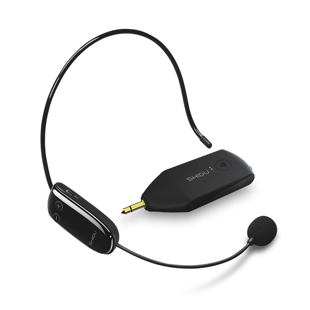 SD-U8 SHIDU High Grade Low Noise UHF Headset Wireless Professional Microphone Receiver for Voice Amplifier