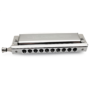 Harmonica chromatique Swan SW1040-1 Blues, clé de Do, 10 trous, 40 tons - Product Image 2