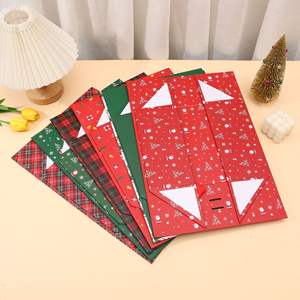 Großhandel Faltbare Stabile Kartonage Klappdeckel Weihnachtsgeschenkverpackung Magnetische Geschenkbox mit Schleife - Product Image 5