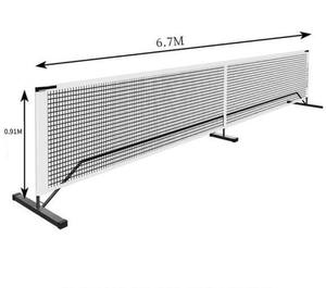 Çerçevesiz Pickleball Filesi 6.7m (22FT) Taşınabilir Standart Blokaj Filesi Antrenman ve Eğlence İçin - Product Image 2