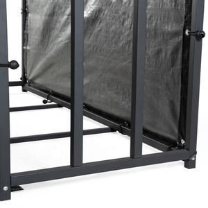 BSCI Heavy Duty <span class=keywords><strong>Bois</strong></span> <span class=keywords><strong>De</strong></span> <span class=keywords><strong>Chauffage</strong></span> abri 110x70x145cm Métal Cheminée poê<span class=keywords><strong>le</strong></span> à <span class=keywords><strong>Bois</strong></span> racks Journal hangar <span class=keywords><strong>de</strong></span> stockage Journal Magasin Kaminholzlager - Product Image 6