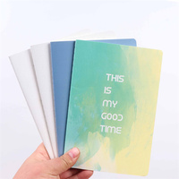 Carnet à spirales A5 à feuilles mobiles avec couverture souple en PVC/PP imprimé, 30 feuilles, pour l'écriture et les exercices des enfants