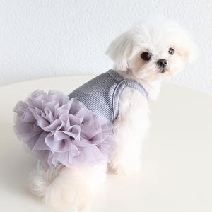 Petstyle 2025 printemps été nouveau chien chat vêtements coton vêtements pour animaux de compagnie en motif solide pour la fête d'anniversaire célébration du nouvel an - Product Image 3