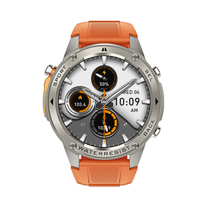 Montre intelligente extérieure double bande GPS DM56 pour hommes femmes avec altitude, pression d'air, boussole 5ATM montres de sport AMOLED étanches - Product Image 4
