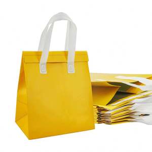 Biodegradable Insulated Beverages & Food <b>Delivery</b> <b>Bags</b> Custom Non-Woven Take Pouches Logo for Cold/Warm Storage for Exhibitions - Product Image 1