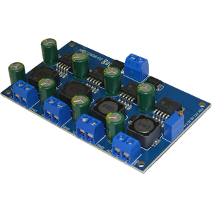 Módulo Convertidor DC-DC Buck, Entrada 13.5-30V, Salida Múltiple 3.3V 5V 12V Ajustable, 4 Canales, LM2596, Módulo Reductor de Voltaje MBC2596-02 - Product Image 1
