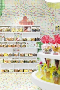Conception de <span class=keywords><strong>magasin</strong></span> de bonbons moderne conception 3d <span class=keywords><strong>magasin</strong></span> de bonbons rendu mise en page meubles à vendre - Product Image 5