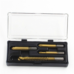 HSS 4 piezas de plástico de la Caja 3-8mm con recubrimiento de titanio fracturado tornillo de cabeza removedor <span class=keywords><strong>VI</strong></span> Taladro - Product Image 2