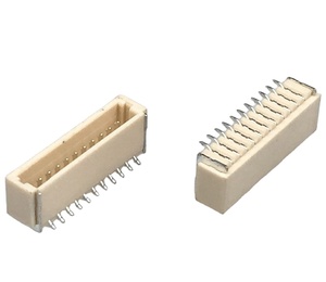 Conector SH de 1.0 mm, cabezal de conexión vertical de 11 pines, conector ecológico resistente a la temperatura de 1.0 mm, color beige - Product Image 1