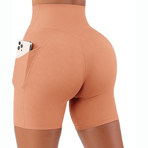 Ropa – Leggings personnalisés pour femmes, Logo imprimé 3D, Nylon côtelé, Spandex, <span class=keywords><strong>short</strong></span> de motard pour femmes - Product Image 6