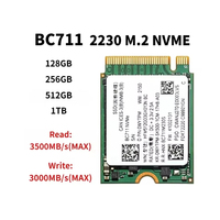 Pour Ordinateur Portable SSD BC711 128G 256G 512G 1TB M.2 2230 PCIe 3.0 NVMe SSD Disque Dur Externe pour Ordinateur Portable et de Bureau État de Santé 90+