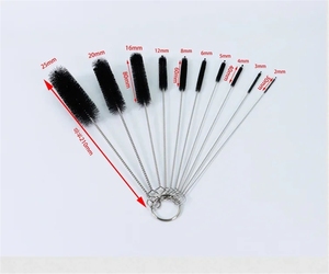 10 unids/set cepillo <span class=keywords><strong>de</strong></span> limpieza <span class=keywords><strong>de</strong></span> acero inoxidable para pipa <span class=keywords><strong>de</strong></span> vidrio limpio Hookah fumar Cachimba <span class=keywords><strong>Pipas</strong></span> Fumar biberón - Product Image 4