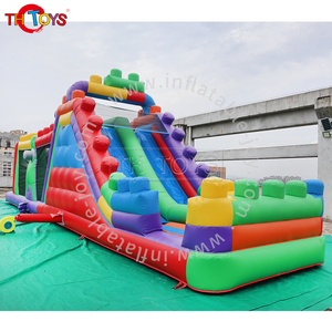 Château gonflable de trampoline de parc d'obstacles de guerrier de ninja pour des enfants 15x3x5m PVC et nylon géants capacité de 10 enfants - Product Image 3