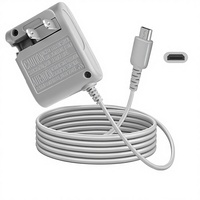 Kit de chargeur d'alimentation DS Lite 3DS avec adaptateur secteur (100-240V) et 4 stylos