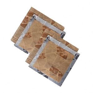 Papier alimentaire rond anti-adhésif en silicone de qualité alimentaire pour café, bubble tea, burgers et galettes, jetable et résistant aux fuites - Product Image 2