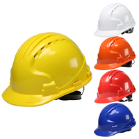 Casque de sécurité pour la métallurgie, l'exploitation minière et la construction, avec cinq nervures renforcées, Dolnesrn AQM V Type 4, 4 points de suspension